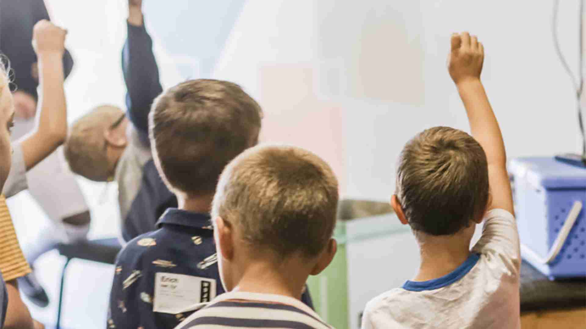 Meta-analisi dei Programmi di contrasto della povertà educativa: in foto bambini in classe.