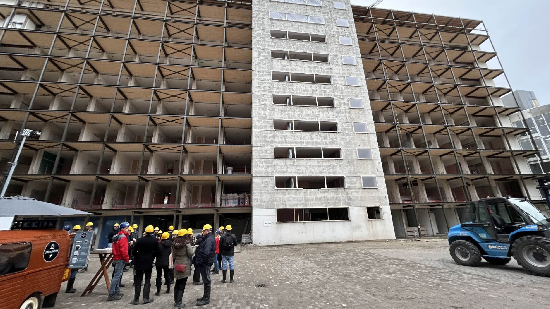 InCUBE, partner di progetto in visita a uno dei siti pilota