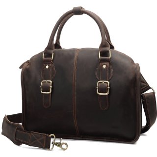 Hot Sale Fashion Casual Men Shoulder Bags Genuine Leather Men Brief Case 8653