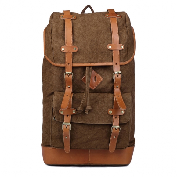 Vintage Canvas Men Backpack School Bags High Quality Travel Bags 8620