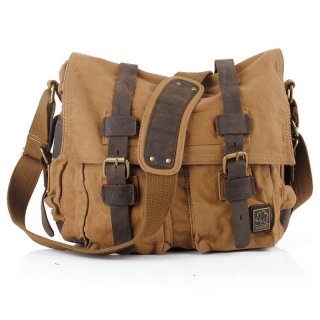 High Quality Multifunction Men Canvas Messenger Bags Casual Crossbody Bag