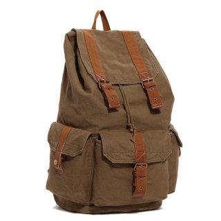 Fashion College Student School Backpack Large Capacity Bags Men Canvas Backpack 1240