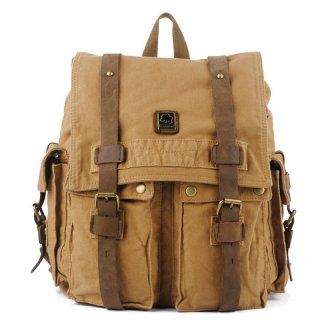 High Quality Men Fashion Travel Bags School Bags Men Canvas Backpack 1097