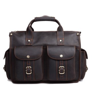 Fashion Hot Sale Messenger Bag Genuine Leather Business Handbag Men Briefcase 8649
