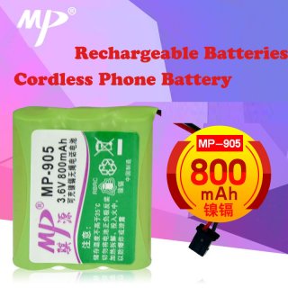 Cordless Phone Battery with Connector BP-905 AA*3 3.6V Phone Rechargeable Batteries