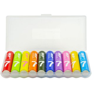 Large Capacity Battery NI-MH N0.7 AAA Rechargeable 1.2v 1000mAh 10pcs/lot with Storage box