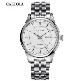 Caluola Day-Date Watch Automatic Men Watch Fashion Waterproof CA1124MM
