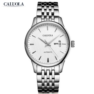 Caluola Business Watch Automatic Day-Date Men Watch Luminous Fashion CA1095MM