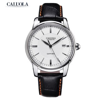 Caluola Vintage Watch Automatic Date Business Watch Men Watch Casual CA1082MM