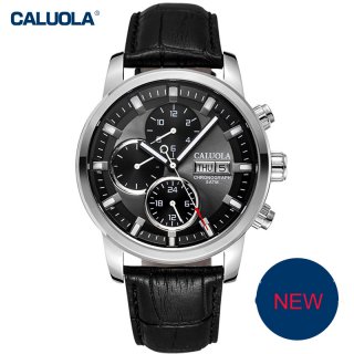Caluola Sport Watch Automatic Day-Date 24-Hour Month Men Watch Fashion CA1121M