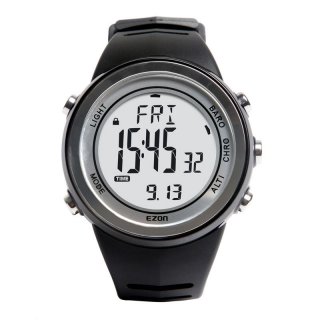 EZON Grey Dial Hiking Watch With Barometer Thermometer Altimeter Digital Watch H009A15