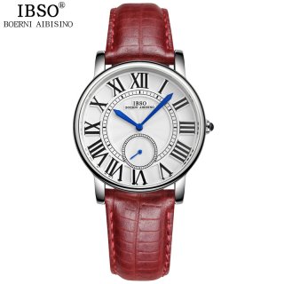 IBSO Fashion Watch With Roman Numeral Markers Steel Quartz Women Watch 6801