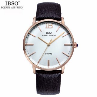 IBSO Casual Men Watch With Stick Markers Ultra-Thin Quartz Watch 3803