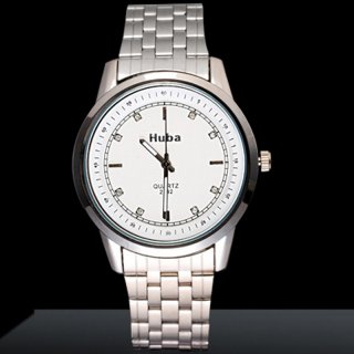 Full Steel Fashion Watch with White Dial Watch Quartz Watch 68563