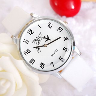 Casual Watch With Simple Leather Strap Women Watch 69145