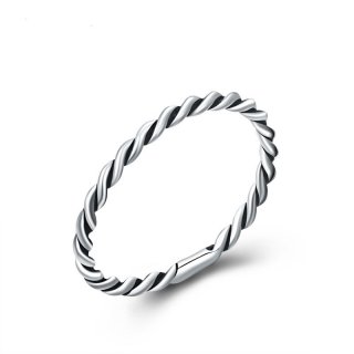 925 Sterling Silver Ring Vintage Cane Ring for Women E220