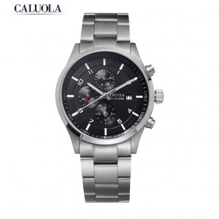Caluola Quartz Sport Watch Chrono Date Luminous Fashion Men Watch CA169G1