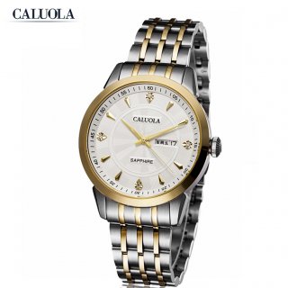 Caluola Quartz Men Watch Day-Date Luminous Fashion Watch CA1070G