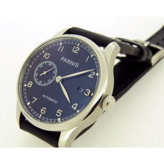 Parnis Datejust Aviation Watch Steel Case Automatic Watch Date