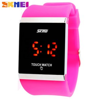 SKMEI Hot Sale Fashion Touch Screen Digital Waterproof Electronic Watches for Women