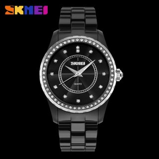SKMEI Brand Fashion Casual Quartz 50M Waterproof Women Wristwatches