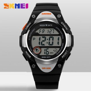SKMEI Fashion Waterproof Round Electronic Multifunction Casual Style Kids Watches