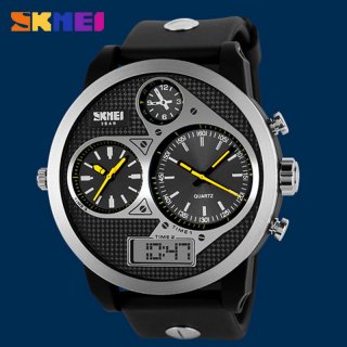 SKMEI Business Korean Style Quartz Waterproof Round Men Wristwatches