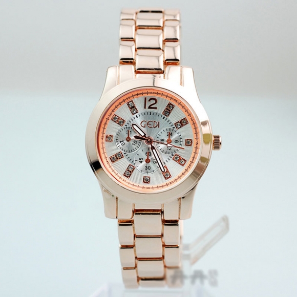 Silver Dial Diamonds Markers Fashion Women Watches
