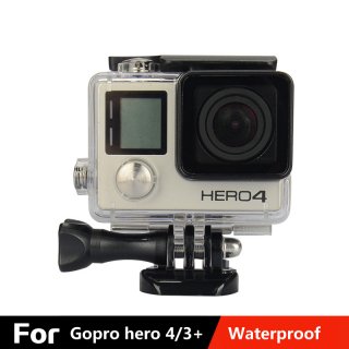 Gopro hero4/3+ Underwater Waterproof Housing Case Action Camera Accessories Protect Shell Cover