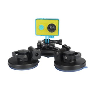 GoPro Triple Suction Cup Car Windshield Vacuum Suction Cup Mount Big Size Sucker for GoPro Hero 5/4