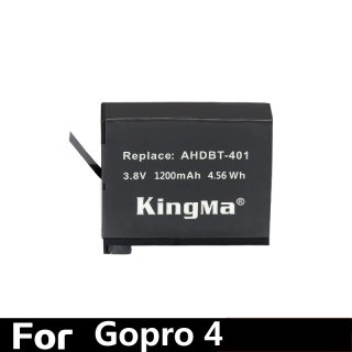 Gopro4 Accessory gopro hero4 AHDBT-401 battery 3.8V 1060mAh Silver and Black