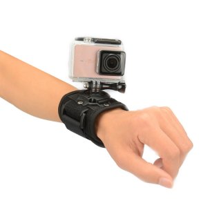 GoPro5/4/3+ Accessory Mountain Dog Xiaoyi Camera 360 Degree Rotation wrist strap Band Mount arm belt 4k