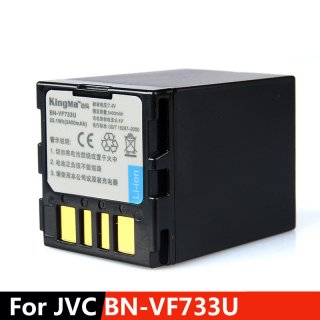 New KingMa JVC BN-VF733U video camera battery BN-VF707U VF714U 7.4V 3400mAh