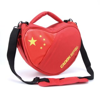 Red heart-shaped Hand-held Camera Photo Bags Camera Case Canvas SLR Cameras bagpack