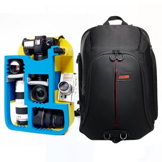 Small photography backpack outdoors DSLR camera backpack for Canon Nikon