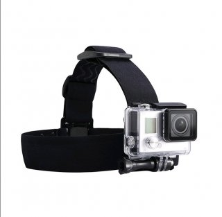 caden three-ways Plastic belt non-skid head band action camera gopro accessory