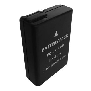 Rechargeable Li-Ion Battery EN-EL14 EN-EL14A 7.4V 1050MAH for Nikon digigal camera