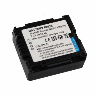 v Rechargeable Camera Battery CGA-DU07 DU14 for PANASONIC digital camera VW-VBD070