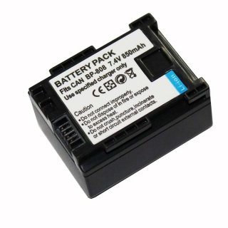 Li-ion battery BP-808 7.4V 1050mAh for Canon digital camera Full decoding