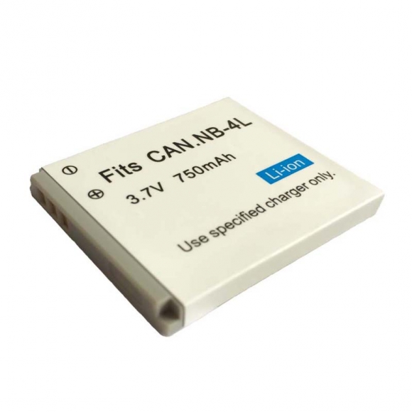 High Quality 1PCS Battery NB-4L 3.7V 750mah Rechargeable Camera Battery For Canon