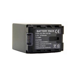 Large capacity battery BN-VG138 3750mAh for JVC digital camera