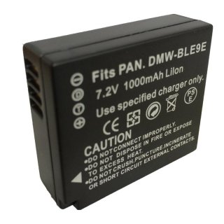Best replace Battery for Panasonic DMW-BLE9, DMW-BLE9E 7.2V 1000mAh