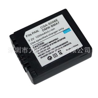 CGA-S006E/S006 DMW-BMA7 Li-ion Camera Battery for Panasonic digital camera
