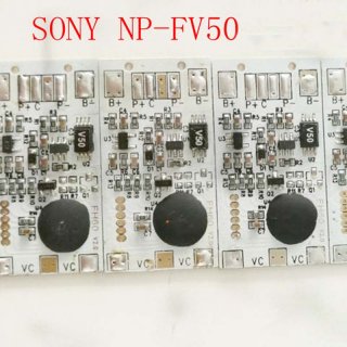 Low price circuit board decoded board for sony FV50 FH50 FP50 battery with power display