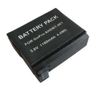 Brand New 1200mAh 3.8V Rechargeable Li-ion Battery AHDBT-401 For GoPro Hero 4 Sport Action Camera