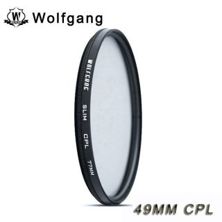 Wolfgang 49MM CPL Circular Polarizing Filter Lens Protector For Sony 5N 5C C3 F3