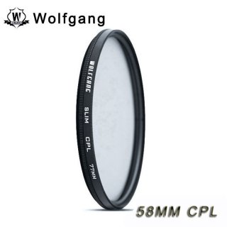 Wolfgang 58MM CPL Circular Polarizing Filter Lens Protector For EOS 18-55 75-300