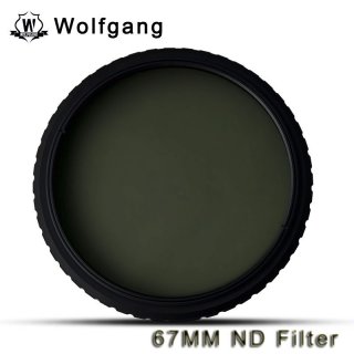 Wolfgang 67MM Adjustable ND Filter ND2-1200 For Canon 18-135