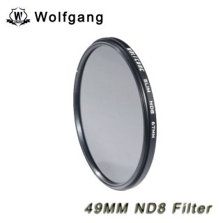 Wolfgang 49MM Neutral-Density Filter Grey ND8 Light Reduction