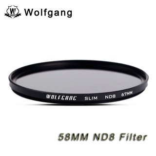 Wolfgang 58MM Neutral-Density Filter Grey ND8 For EOS18-55